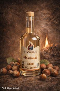 G-SCHMACK Haselnuss Likör, 20% vol., 0,7 L Flasche