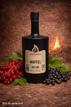 G-SCHMACK Muffel Dry Gin, 45% vol., 1,5 L Magnumflasche