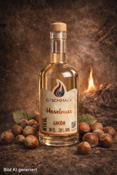 G-SCHMACK Haselnuss Likör, 20% vol., 0,7 L Flasche